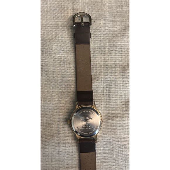 Mickey Mouse Watch | Disney | Gold Bezel | 80's VTG | USED | New Battery - Picture 8 of 8